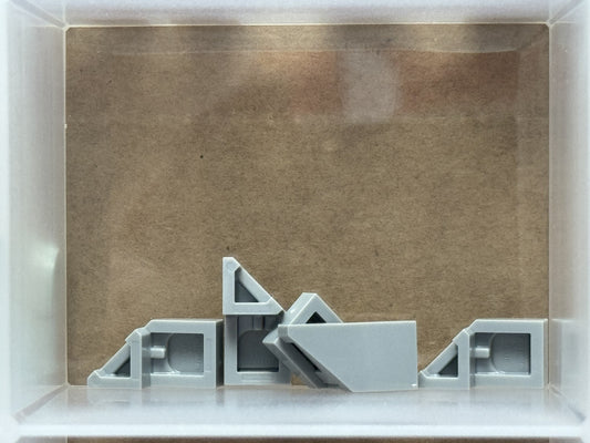 LEGO Parts - Light Bluish Gray Wedge 2 x 1 x 2/3 Left - No 29120 - QTY 5