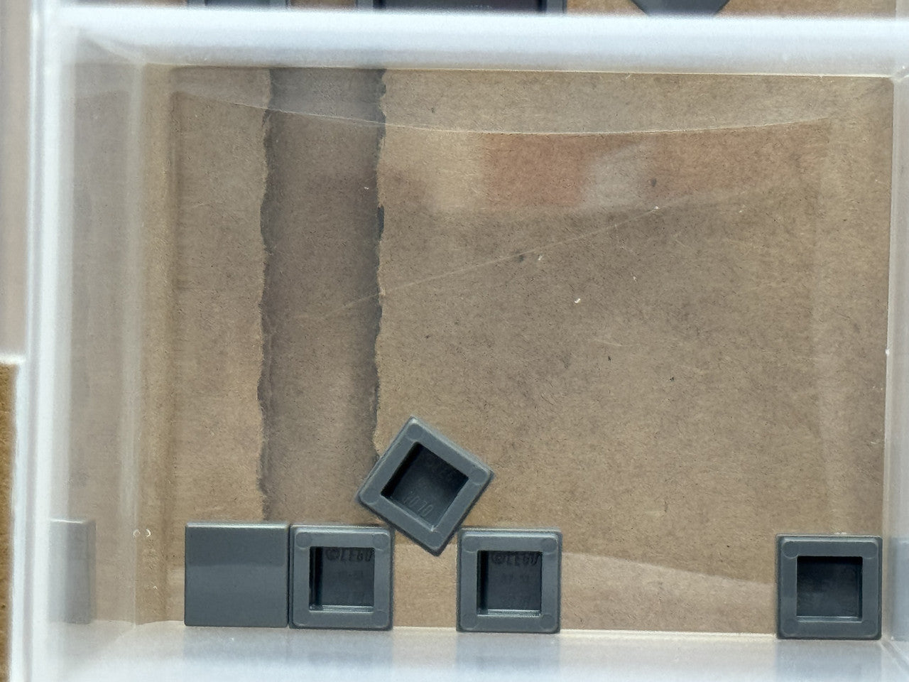 LEGO Parts - Dark Bluish Gray Tile 1 x 1 - No 3070 - QTY 5