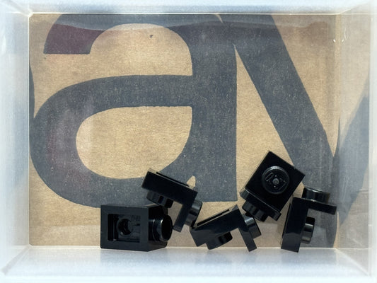 LEGO Parts - Black Bracket 1 x 1 - 1 x 1 Inverted - No 36840 - QTY 5