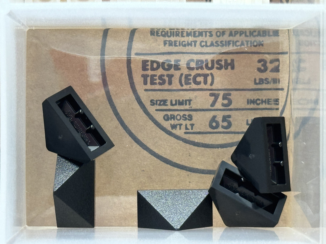 LEGO Parts - Black Slope 45 2 x 1 Triple - No 15571 - QTY 5