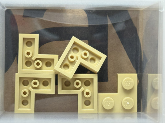 LEGO Parts - Tan Plate 2 x 2 Corner - No 2420 - QTY 5