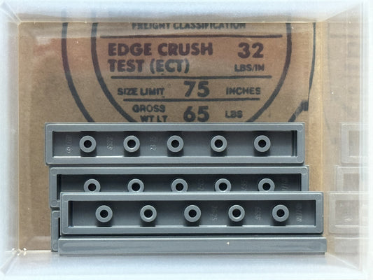 LEGO Parts - Dark Bluish Gray Tile 1 x 6 - No 6636 - QTY 5