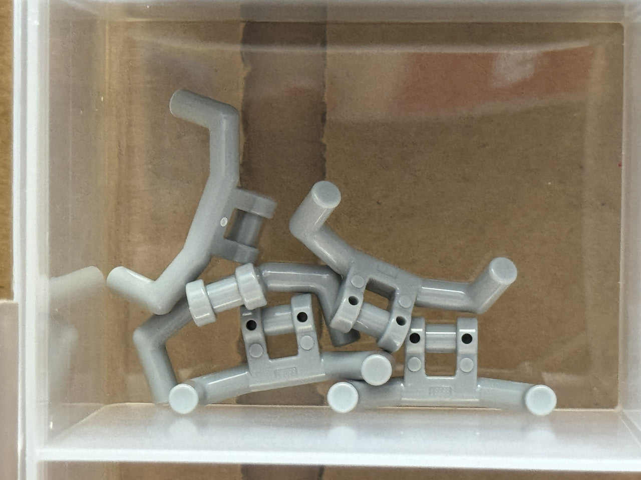 LEGO Parts - Light Bluish Gray Minifigure Handlebars Angular - No 98397 - QTY 5