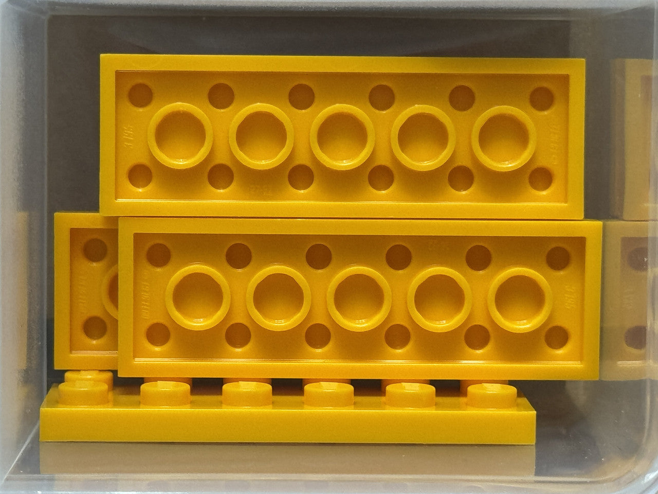 LEGO Parts - Bright Light Orange Plate 2 x 6 - No 3795 - QTY 5