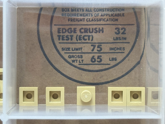 LEGO Parts - Tan Plate 1 x 1 - No 3024 - QTY 5