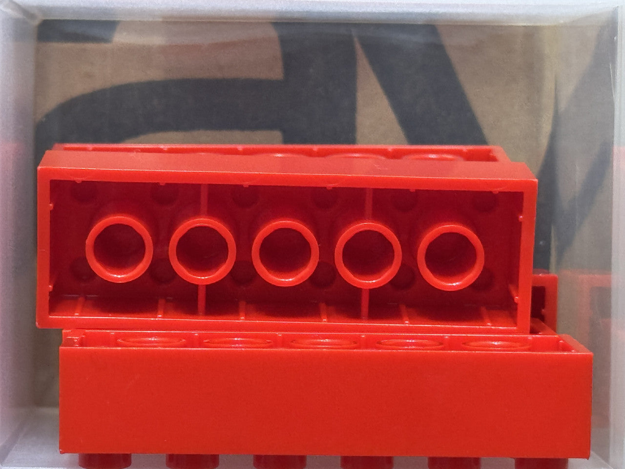 LEGO Parts - Red Brick 2 x 6 - No 2456 - QTY 5