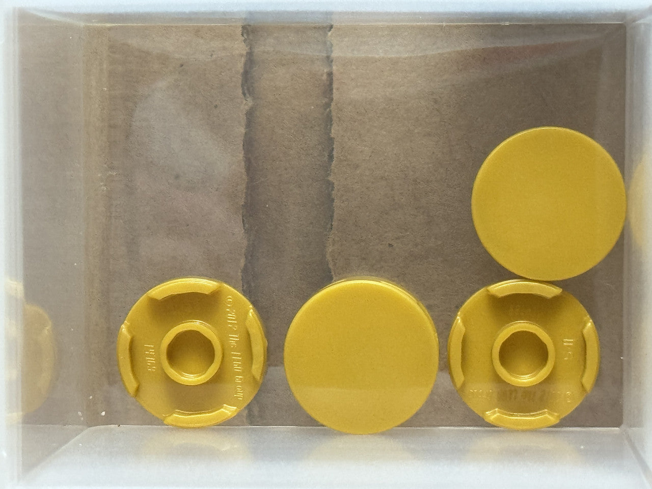 LEGO Parts - Pearl Gold Tile, Round 2 x 2 - No 14769 - QTY 5