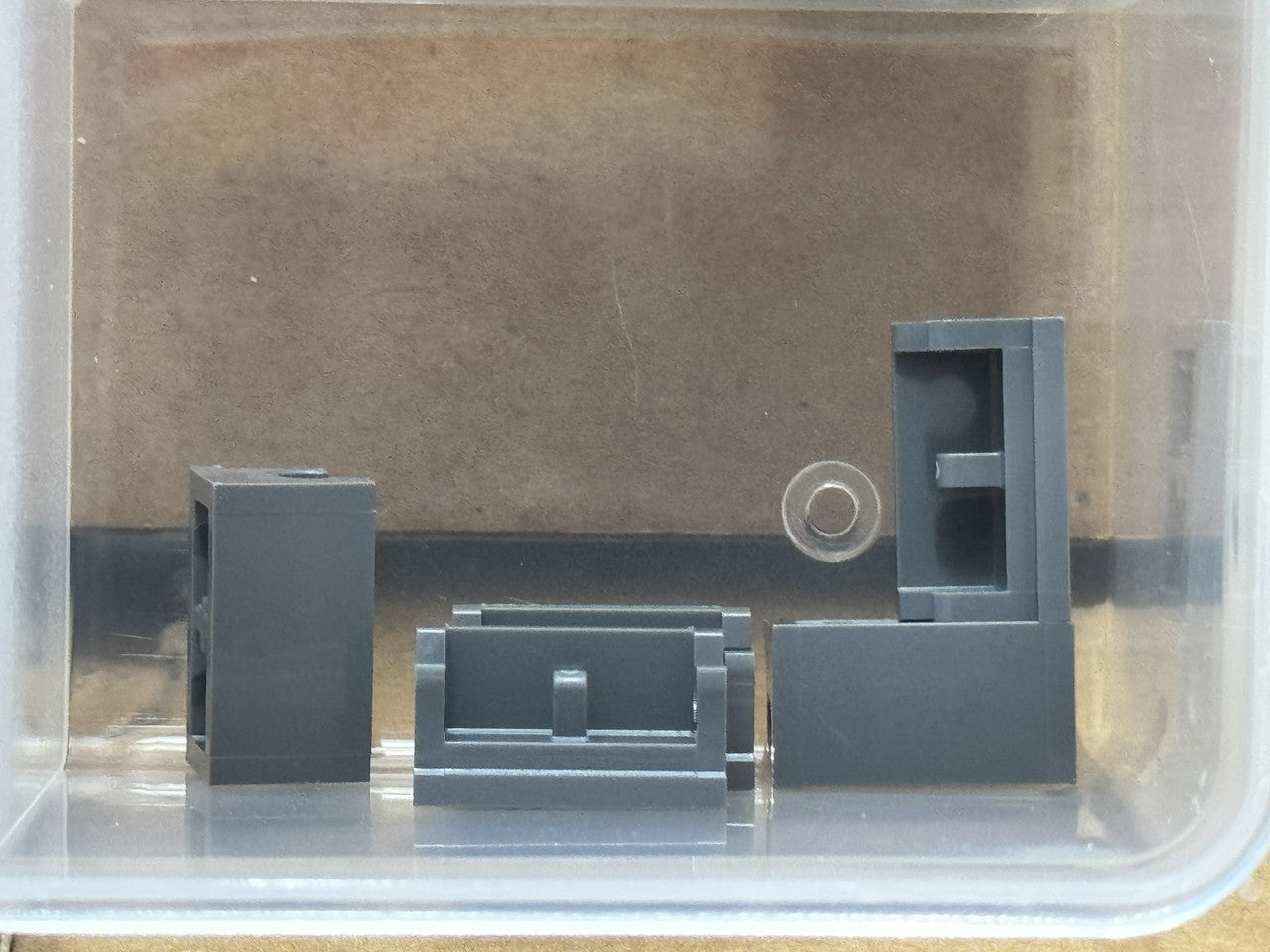 LEGO Parts - Dark Bluish Gray Hinge Brick 1 x 2 Base - No 3937 - QTY 5