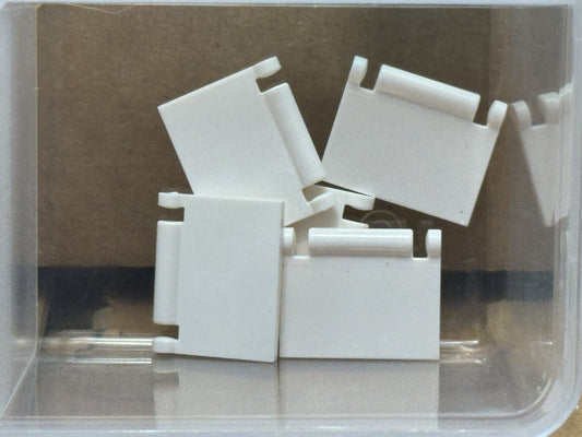 LEGO Parts - White Minifigure, Utensil Book Cover - No 24093 - QTY 5