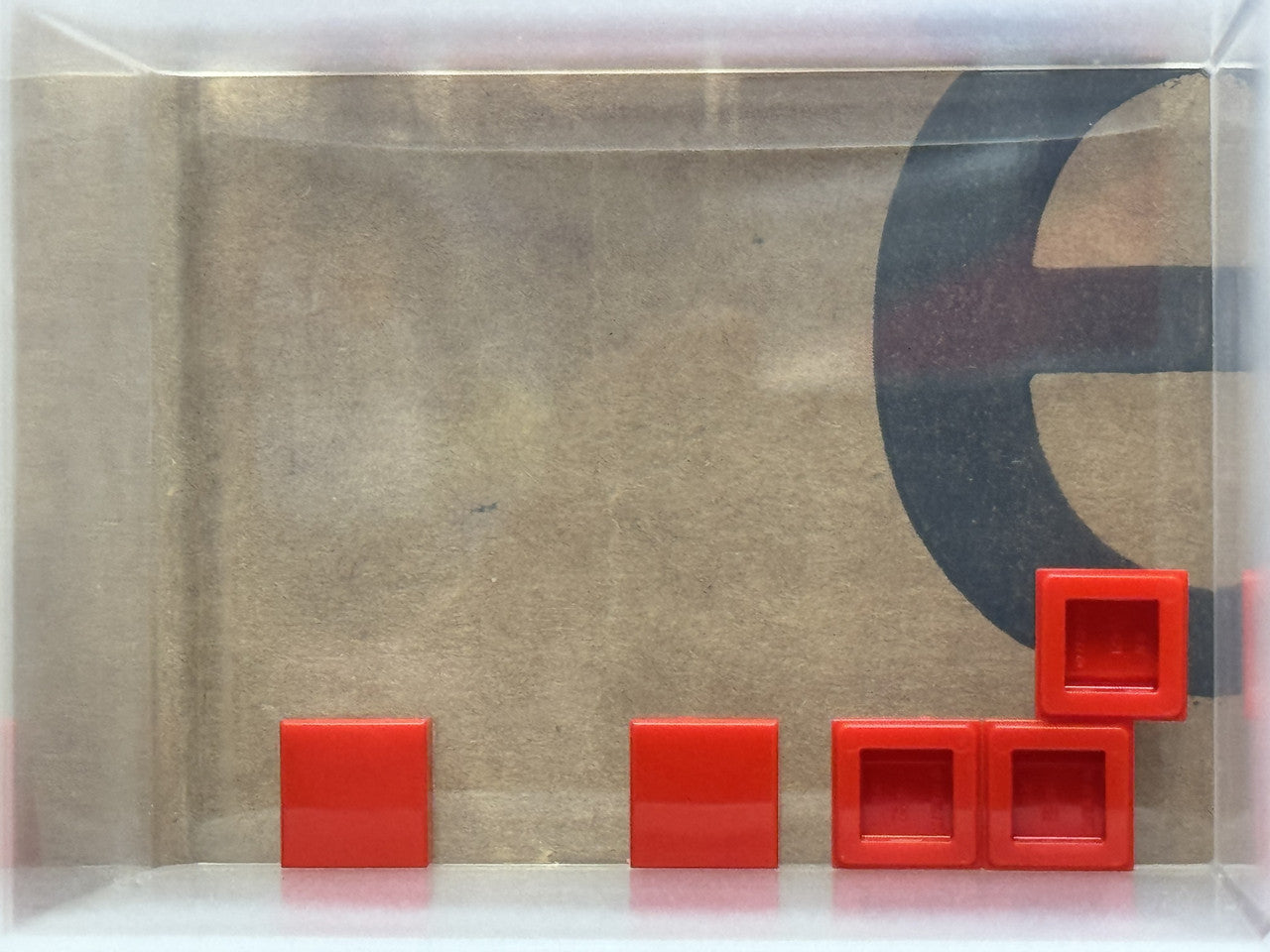 LEGO Parts - Red Tile 1 x 1 - No 3070 - QTY 5