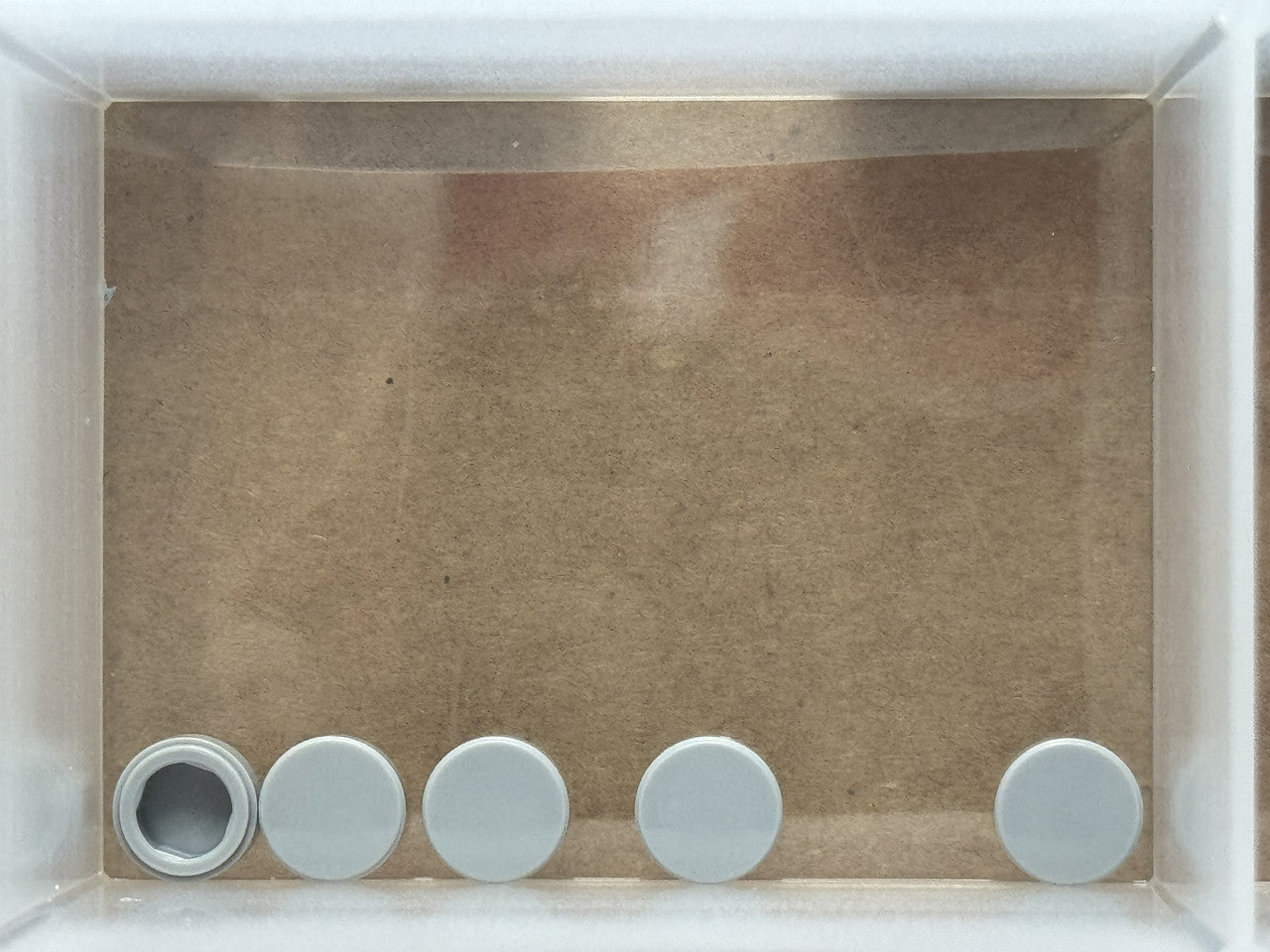 LEGO Parts - Light Bluish Gray Tile, Round 1 x 1 - No 98138 - QTY 5