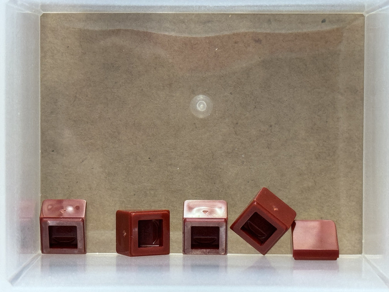 LEGO Parts - Dark Red Slope 30 1 x 1 x 2/3 - No 54200 - QTY 5