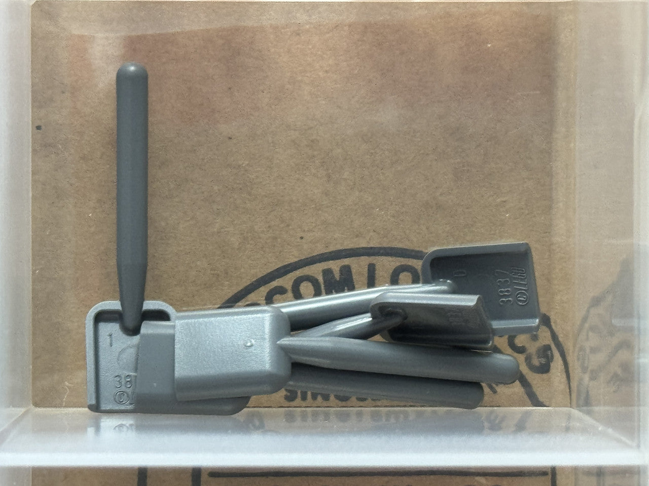 LEGO Parts - Dark Bluish Gray Minifigure Shovel / Spade - No 3837 - QTY 5