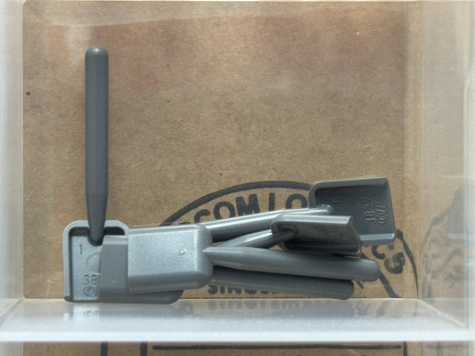 LEGO Parts - Dark Bluish Gray Minifigure Shovel / Spade - No 3837 - QTY 5
