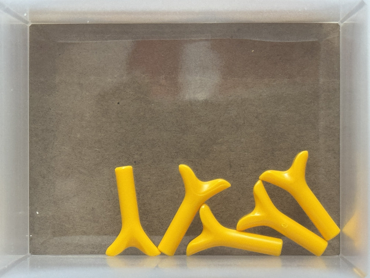 LEGO Parts - Bright Light Orange Plant Stem with Bar - No 33183 - QTY 5