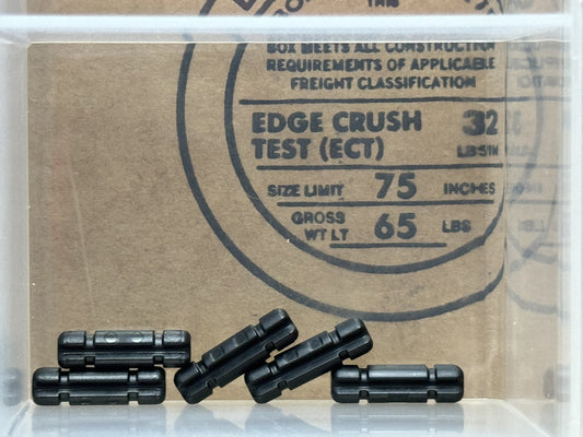 LEGO Parts - Black Technic, Axle 2L Notched - No 32062 - QTY 5