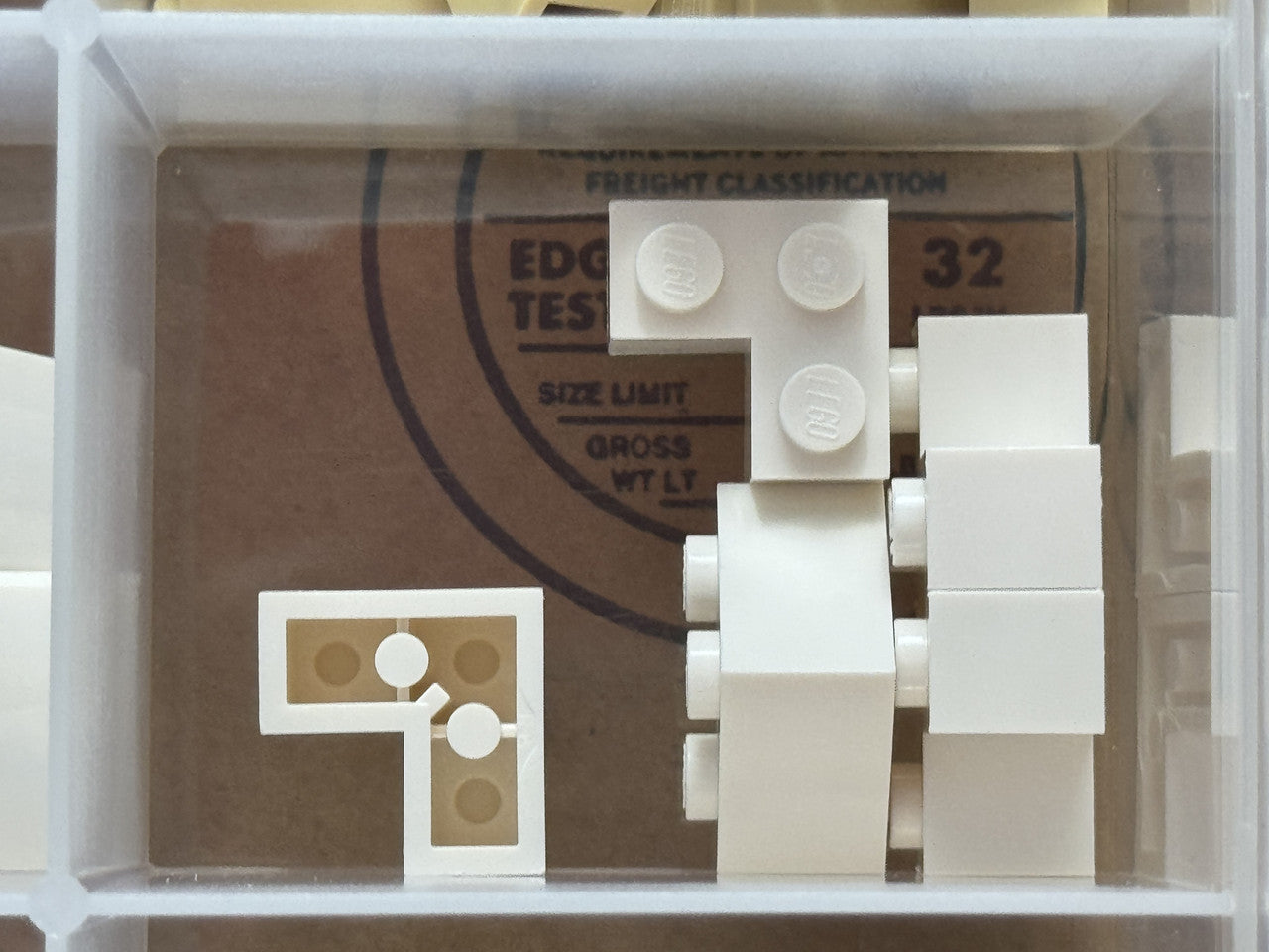 LEGO Parts - White Brick 2 x 2 Corner - No 2357 - QTY 5