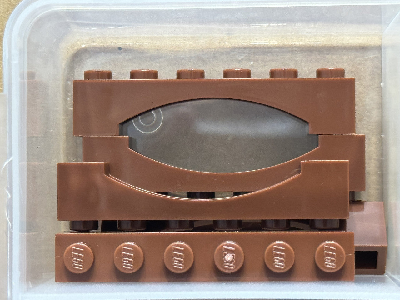 LEGO Parts - Reddish Brown Arch 1 x 6 Raised Arch - No 92950 - QTY 5
