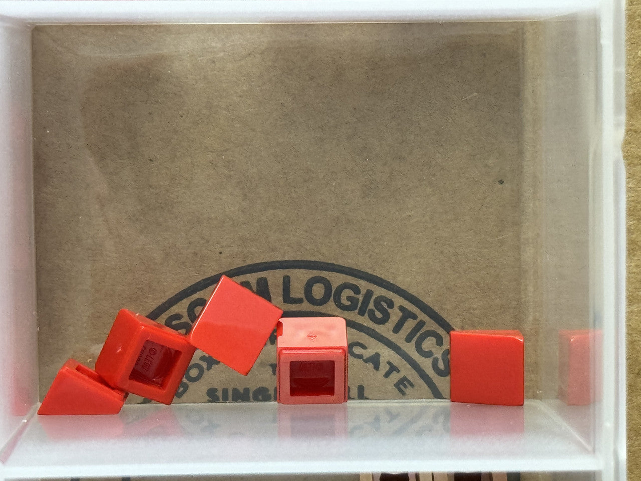 LEGO Parts - Red Slope 30 1 x 1 x 2/3 - No 54200 - QTY 5