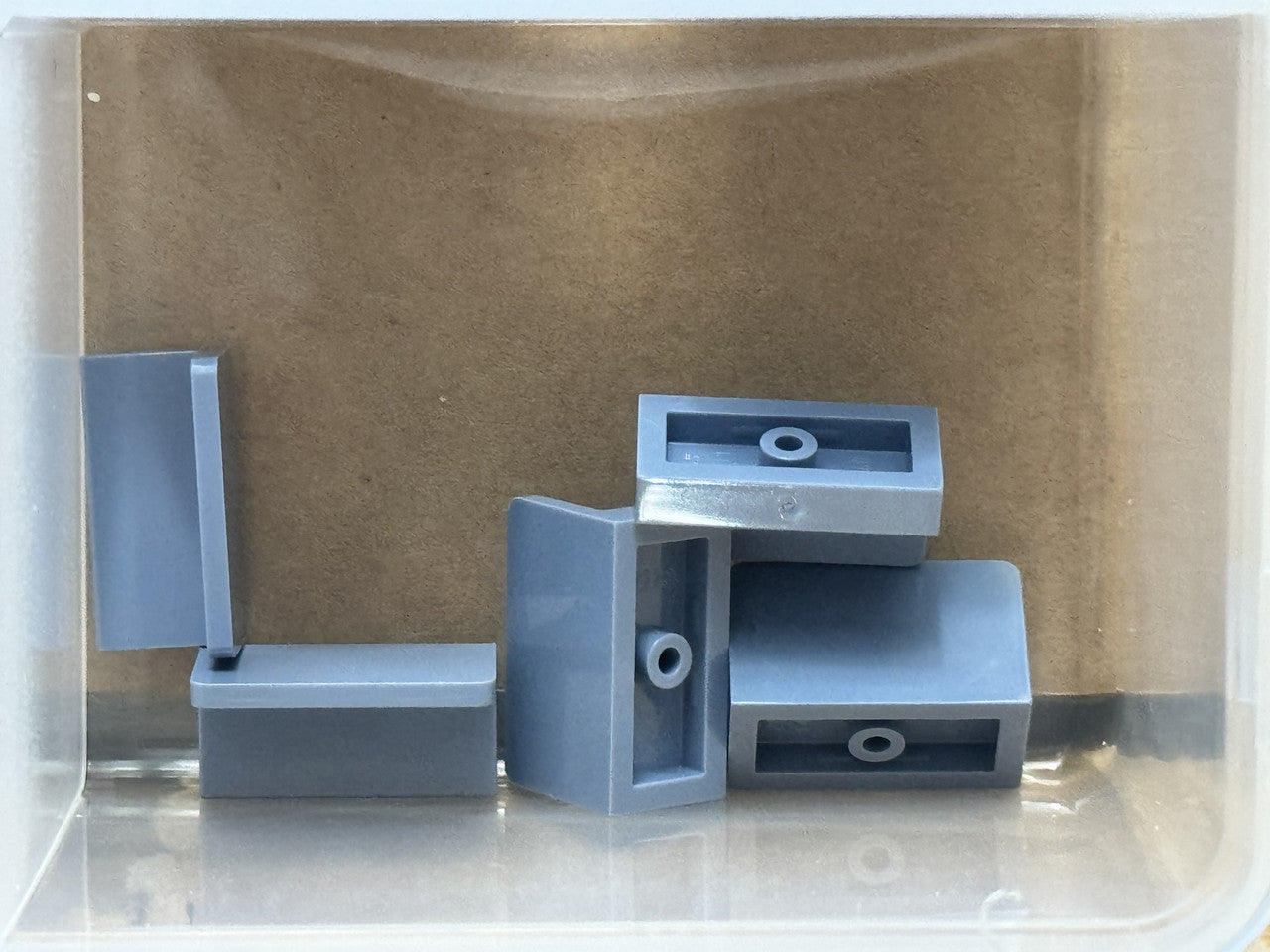 LEGO Parts - Sand Blue Panel 1 x 2 x 1 with Rounded Corners - No 4865b - QTY 5