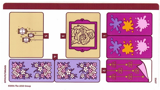 LEGO Stickers - Sheet for Set 43237 - No 43237stk01 - QTY 1