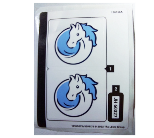 LEGO Stickers - Sheet for Set 60327 - No 60327stk01 - QTY 1