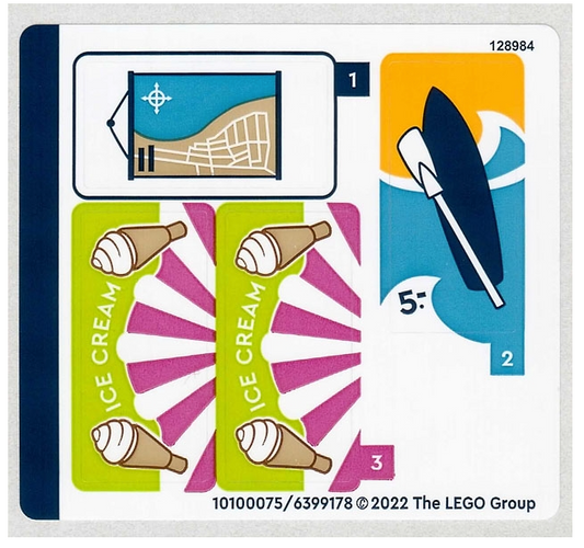 LEGO Stickers - Sheet for Set 60328 - No 60328stk01 - QTY 1