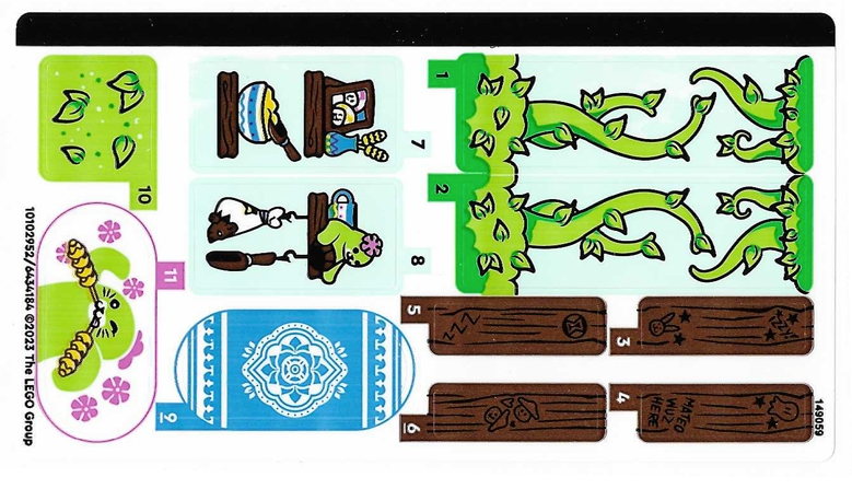 LEGO Stickers - Sheet for Set 71459 - No 71459stk01 - QTY 1