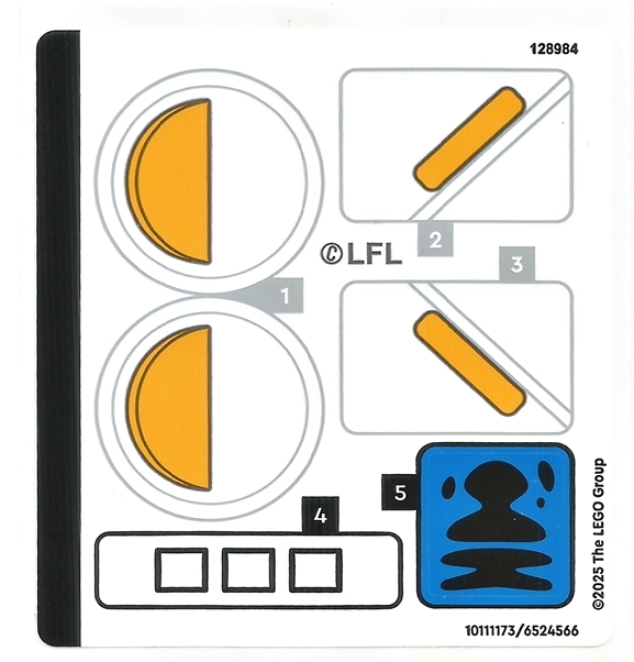 LEGO Stickers - Sheet for Set 75403 - No 75403stk01 - QTY 1
