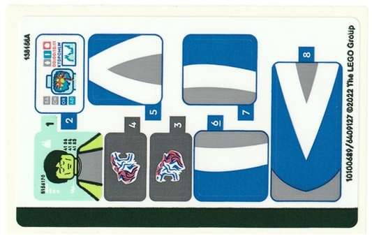 LEGO Stickers - Sheet for Set 75573 - No 75573stk01 - QTY 1