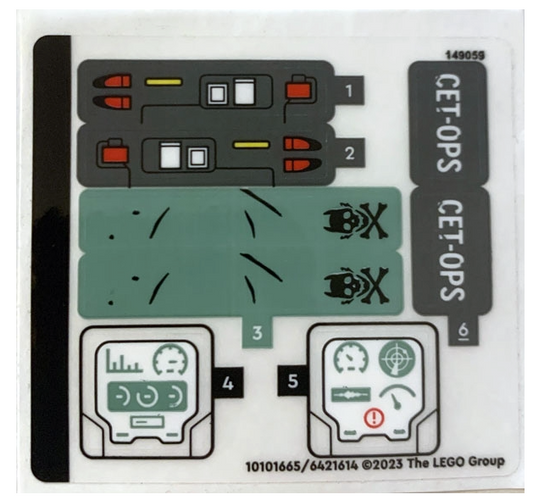 LEGO Stickers - Sheet for Set 75577 - No 75577stk01 - QTY 1