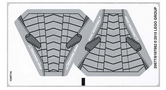 LEGO Stickers - Sheet for Set 76031 - North American - No 76031stk01b - QTY 1