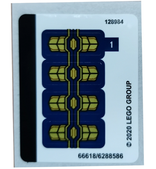 LEGO Stickers - Sheet for Set 76141 - No 76141stk01 - QTY 1