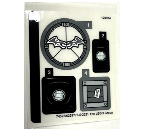 LEGO Stickers - Sheet for Set 76179 - North American - No 76179stk01b - QTY 1