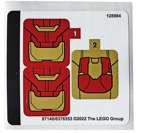 LEGO Stickers - Sheet for Set 76203 - No 76203stk01 - QTY 1