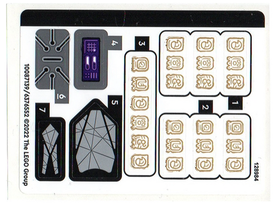 LEGO Stickers - Sheet for Set 76213 - No 76213stk01 - QTY 1