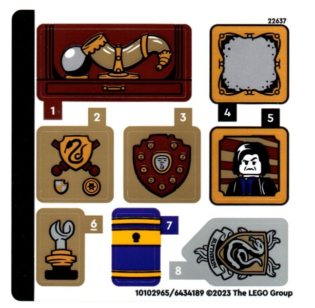 LEGO Stickers - Sheet for Set 76410 - No 76410stk01 - QTY 1