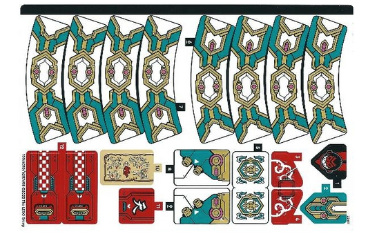 LEGO Stickers - Sheet for Set 80037 - No 80037stk01 - QTY 1