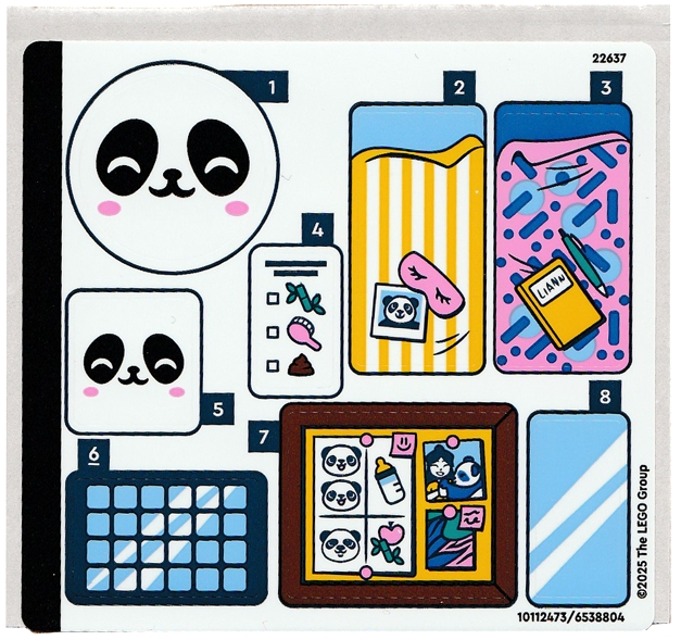 LEGO Stickers - Sheet for Set 42648 - No 42648stk01 - QTY 1