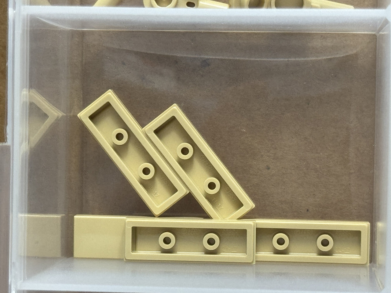 LEGO Parts - Tan Tile 1 x 3 - No 63864 - QTY 5