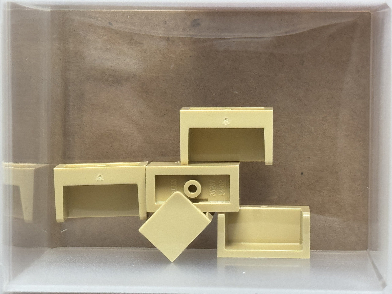 LEGO Parts - Tan Panel 1 x 2 x 1 2 Sides - No 23969 - QTY 5