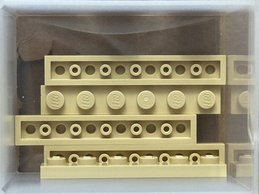 LEGO Parts - Tan Plate 1 x 6 - No 3666 - QTY 5