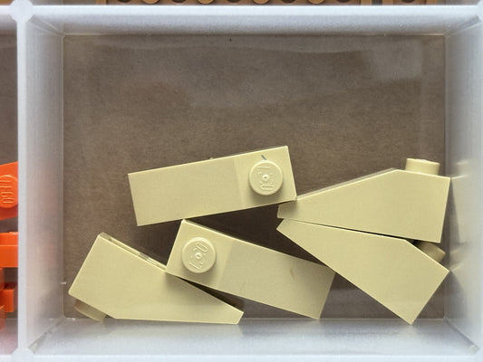 LEGO Parts - Tan Slope 33 3 x 1 - No 4286 - QTY 5