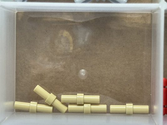 LEGO Parts - Tan Bar 2L with Stop Ring - No 78258 - QTY 5