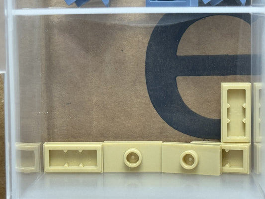 LEGO Parts - Tan Plate 1 x 2 with 1 Stud (Jumper) - No 15573 - QTY 5