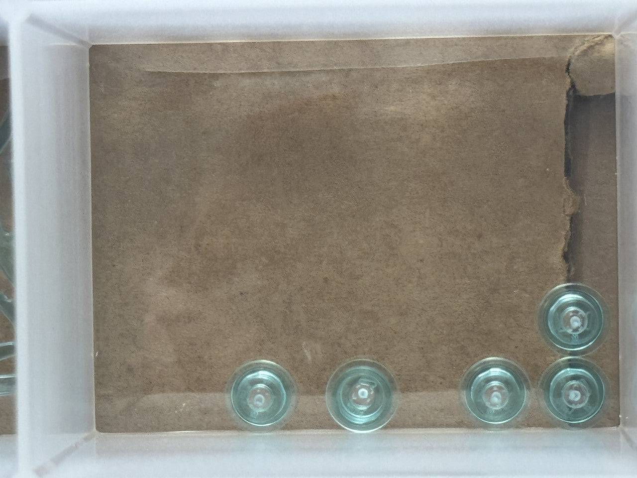 LEGO Parts - Trans-Light Blue Plate, Round 1 x 1 - No 4073 - QTY 5
