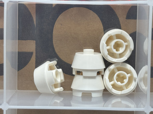 LEGO Parts - White Cone 2 x 2 Truncated - No 98100 - QTY 5