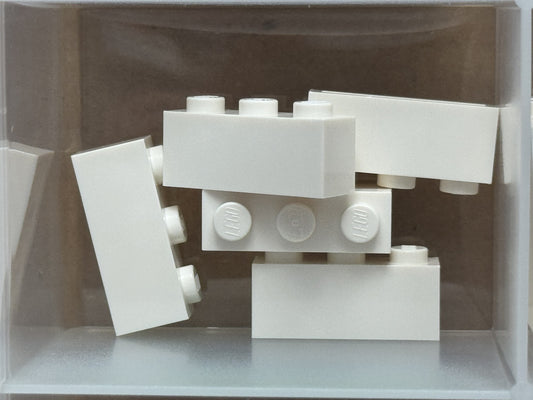 LEGO Parts - White Brick 1 x 3 - No 3622 - QTY 5