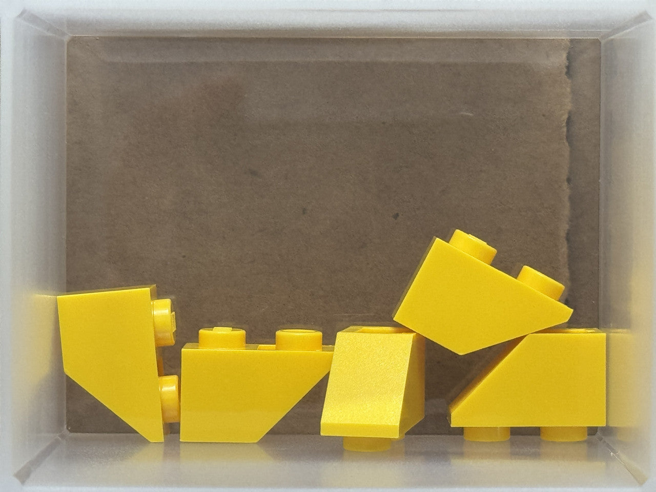 LEGO Parts - Yellow Slope, Inverted 45 2 x 1 - No 3665 - QTY 5