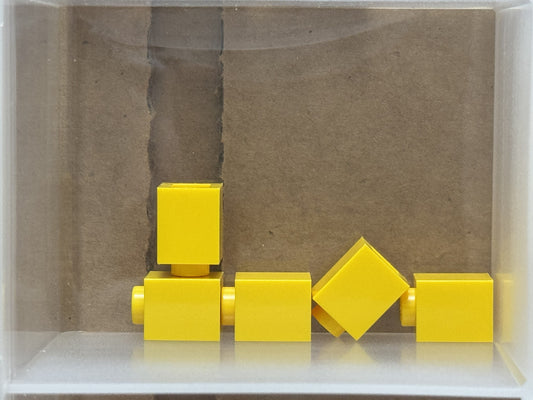 LEGO Parts - Yellow Brick 1 x 1 - No 3005 - QTY 5
